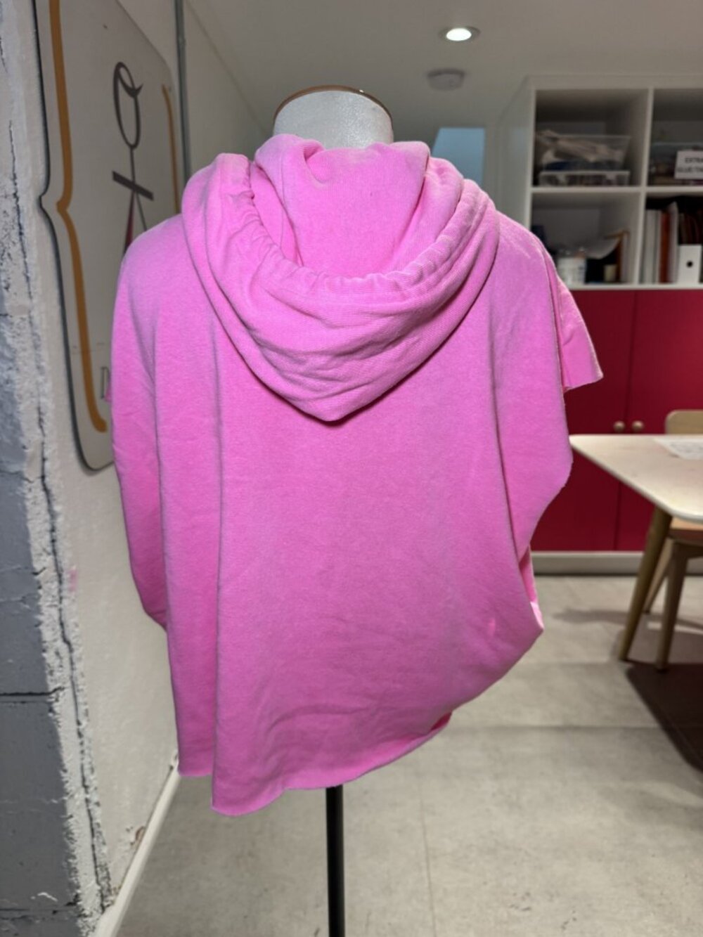 Aviator Nation Pink Sleeveless Hoodie S - Picture 3 of 4
